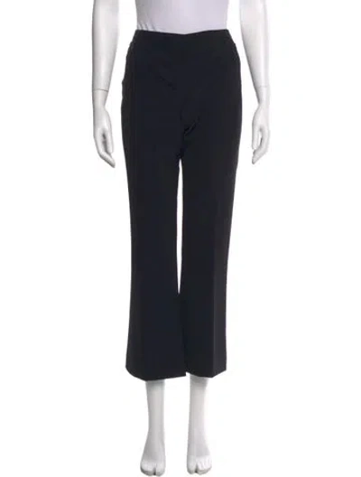 Pre-owned Escada Wide Leg Pants In Black