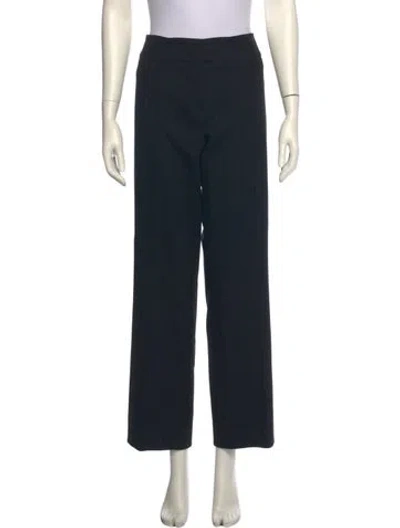 Pre-owned Escada Wide Leg Pants In Black