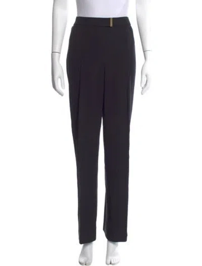 Pre-owned Escada Wide Leg Pants In Black