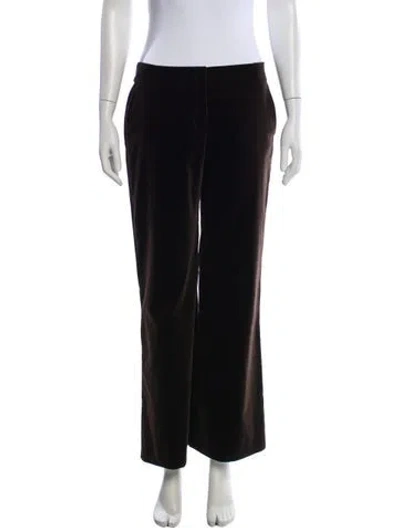 Pre-owned Escada Wide Leg Pants In Black