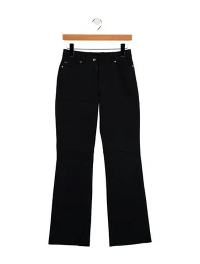 Pre-owned Escada Wide Leg Pants In Black