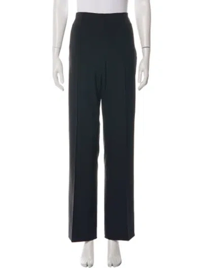 Pre-owned Escada Wide Leg Pants In Black