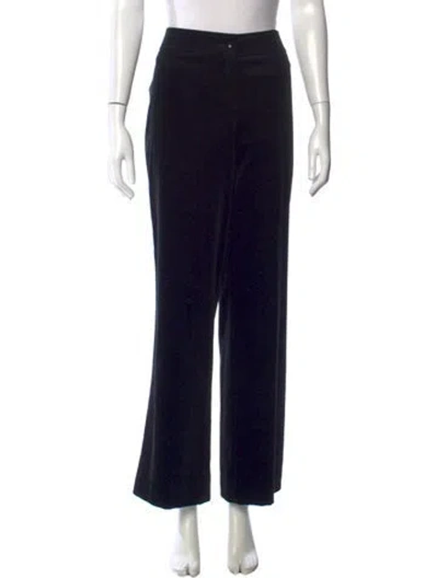 Pre-owned Escada Wide Leg Pants In Black