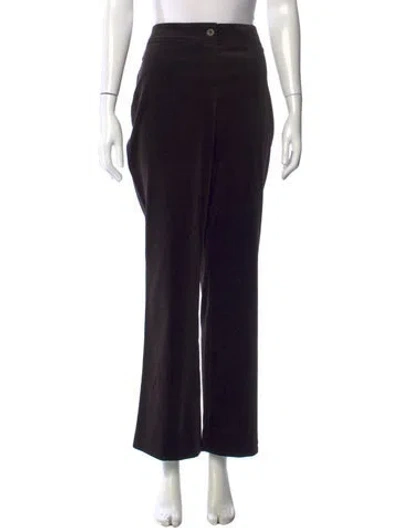 Pre-owned Escada Wide Leg Pants In Black