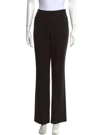 Pre-owned Escada Wide Leg Pants In Black