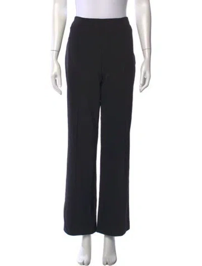 Pre-owned Escada Wide Leg Pants In Black