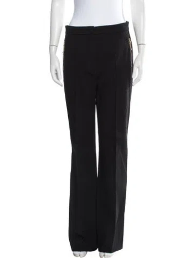 Pre-owned Escada Wide Leg Pants In Black