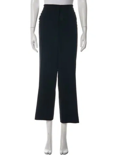 Pre-owned Escada Wide Leg Pants In Black
