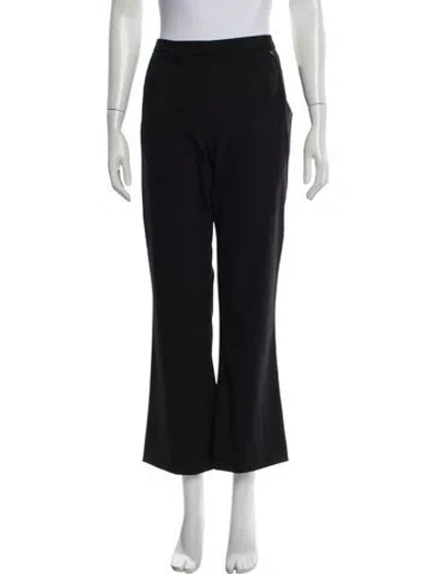Pre-owned Escada Wide Leg Pants In Black