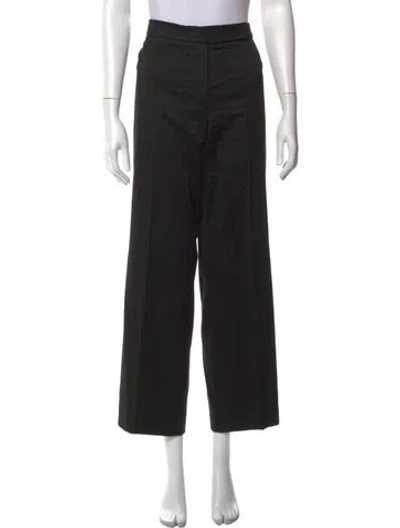 Pre-owned Escada Wide Leg Pants In Black
