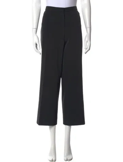 Pre-owned Escada Wide Leg Pants In Black