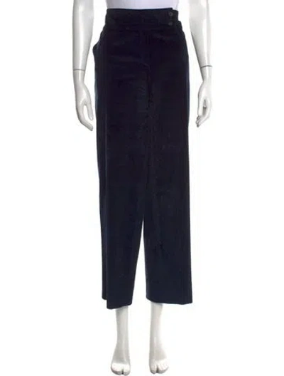 Pre-owned Escada Wide Leg Pants In Black