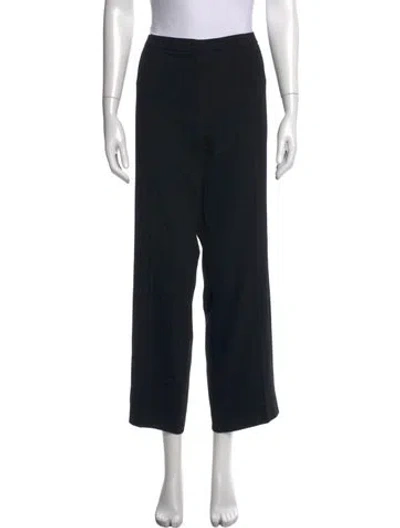 Pre-owned Escada Wide Leg Pants In Black