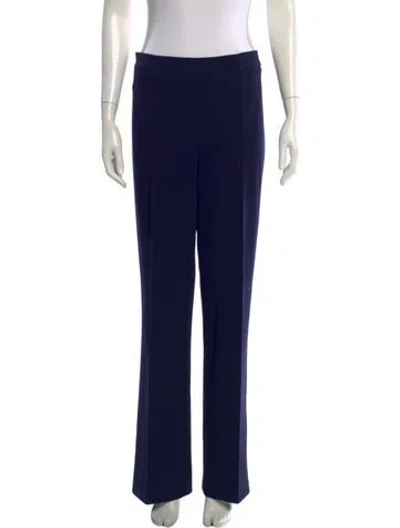 Pre-owned Escada Wide Leg Pants In Blue