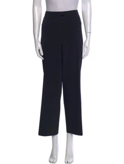 Pre-owned Escada Wide Leg Pants In Blue