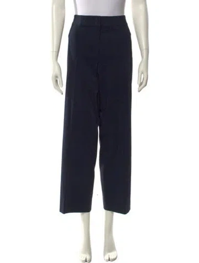 Pre-owned Escada Wide Leg Pants In Blue