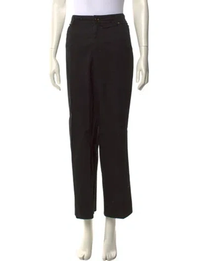 Pre-owned Escada Wide Leg Pants In Blue