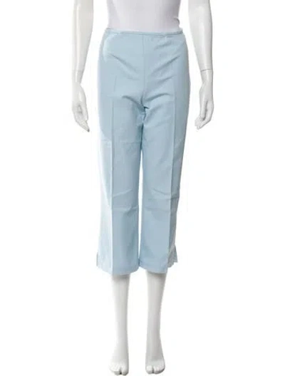 Pre-owned Escada Wide Leg Pants In Blue