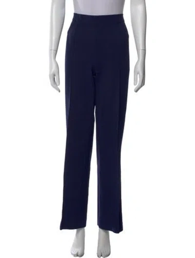 Pre-owned Escada Wide Leg Pants In Blue