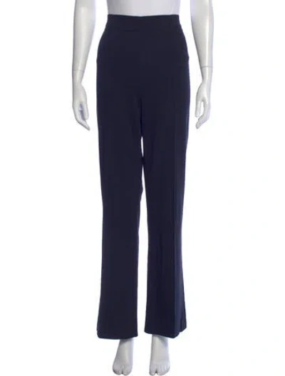 Pre-owned Escada Wide Leg Pants In Blue