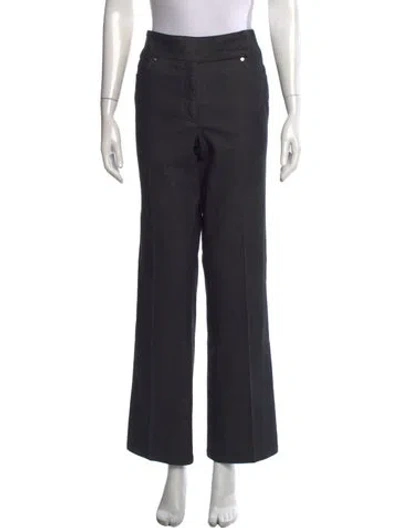 Pre-owned Escada Wide Leg Pants In Blue