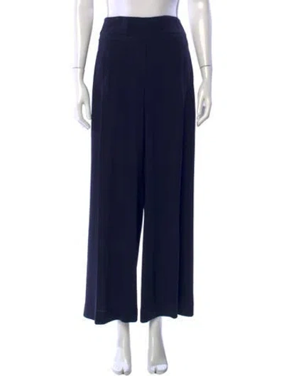 Pre-owned Escada Wide Leg Pants In Blue