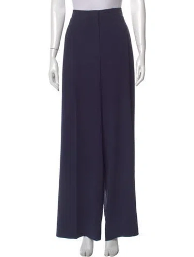 Pre-owned Escada Wide Leg Pants In Blue