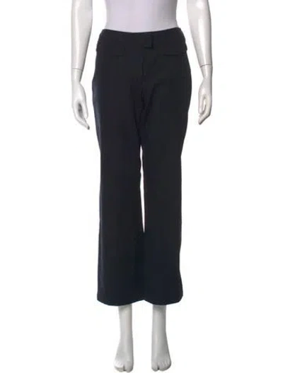 Pre-owned Escada Wide Leg Pants In Blue