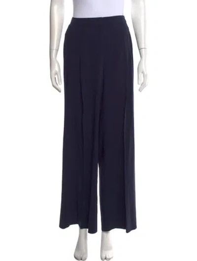 Pre-owned Escada Wide Leg Pants In Blue