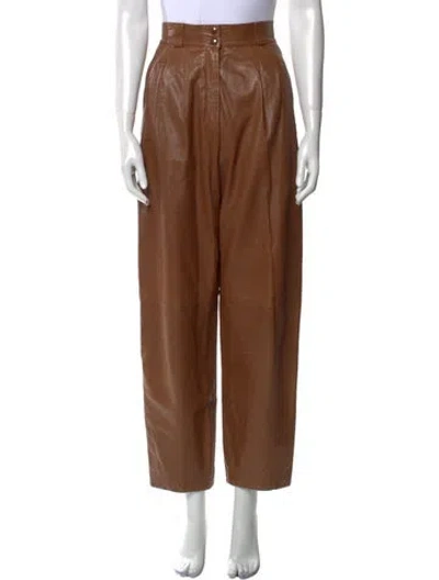 Pre-owned Escada Wide Leg Pants In Brown
