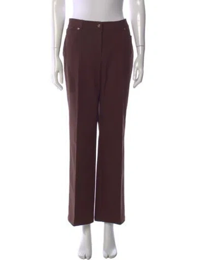 Pre-owned Escada Wide Leg Pants In Brown