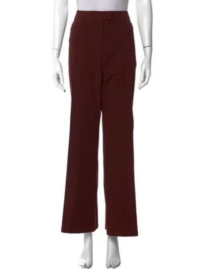Pre-owned Escada Wide Leg Pants In Brown