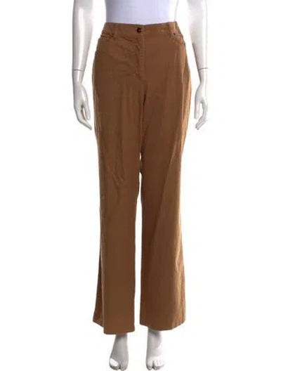 Pre-owned Escada Wide Leg Pants In Brown