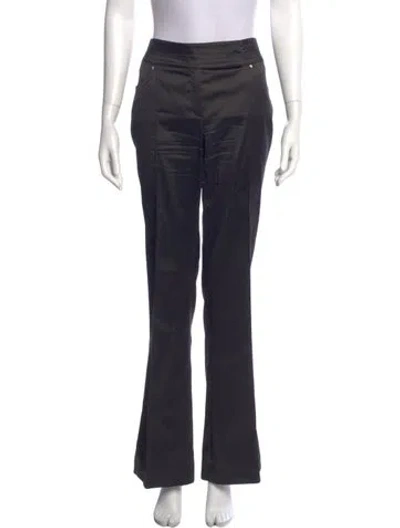 Pre-owned Escada Wide Leg Pants In Gray