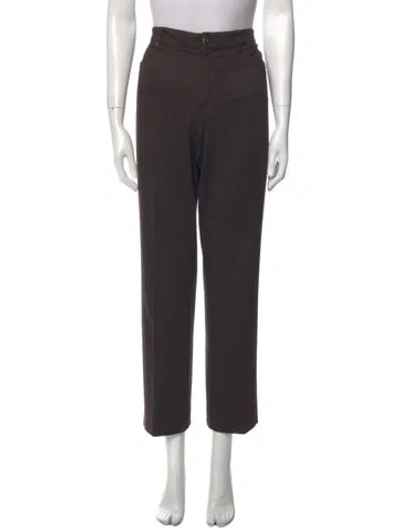 Pre-owned Escada Wide Leg Pants In Gray