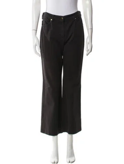 Pre-owned Escada Wide Leg Pants In Gray