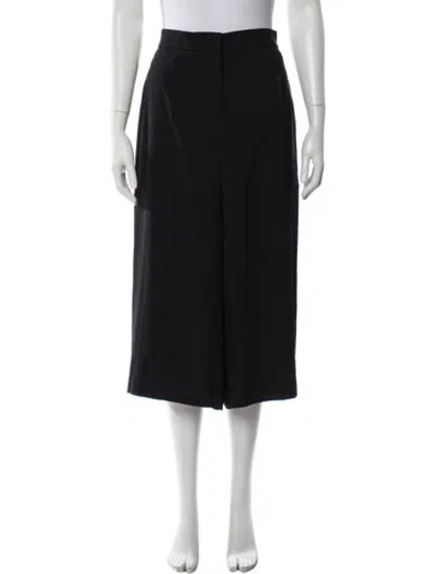 Pre-owned Escada Wide Leg Pants In Gray