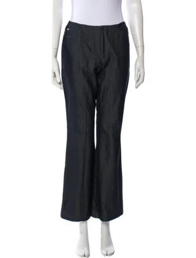 Pre-owned Escada Wide Leg Pants In Gray