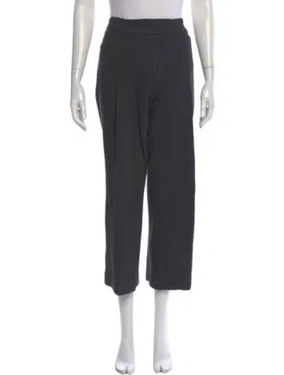 Pre-owned Escada Wide Leg Pants In Gray