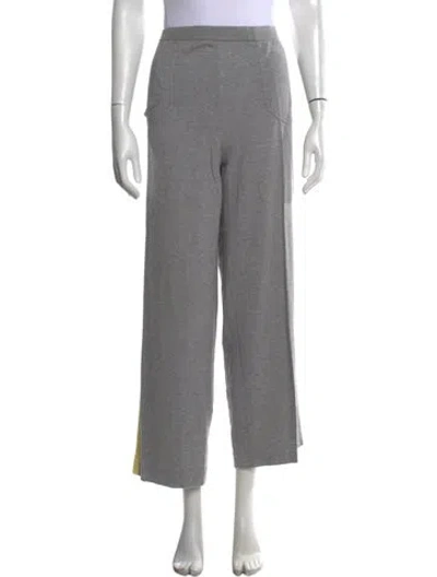 Pre-owned Escada Wide Leg Pants In Grey