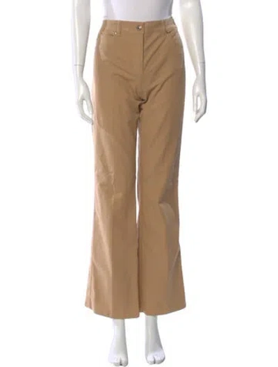 Pre-owned Escada Wide Leg Pants In Neutral