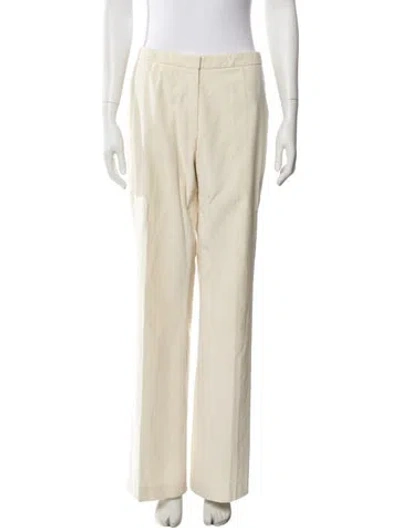 Pre-owned Escada Wide Leg Pants In Neutral