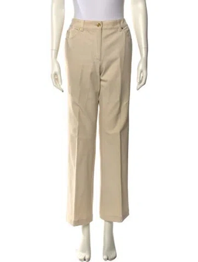 Pre-owned Escada Wide Leg Pants In Neutral