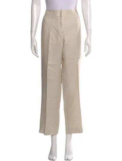 Pre-owned Escada Wide Leg Pants In Neutral