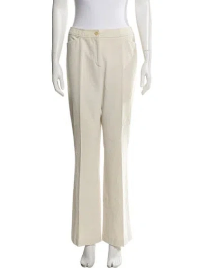Pre-owned Escada Wide Leg Pants In Neutral