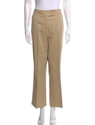 Pre-owned Escada Wide Leg Pants In Neutral
