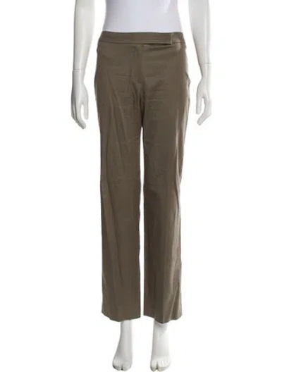 Pre-owned Escada Wide Leg Pants In Neutral