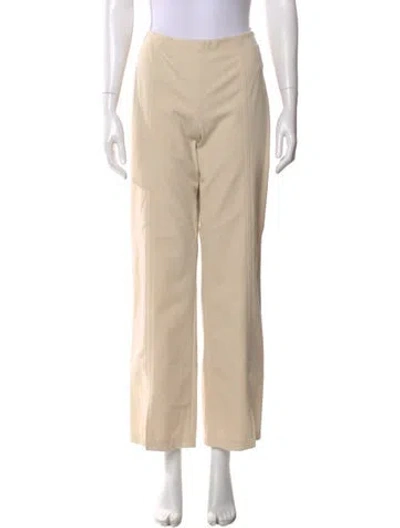 Pre-owned Escada Wide Leg Pants In Neutral