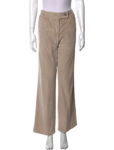 Pre-owned Escada Wide Leg Pants In Neutral