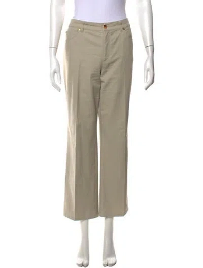 Pre-owned Escada Wide Leg Pants In Neutrals